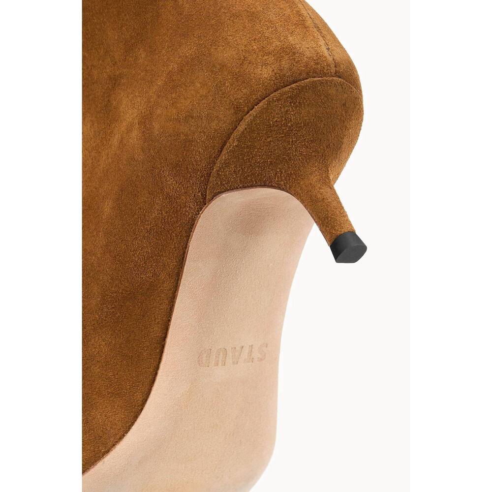 NEW STAUD women's sebastian kitten heel boot in tan - Picture 5 of 7
